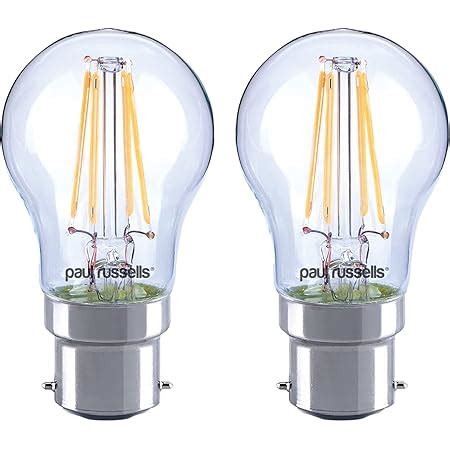 Paul Russells LED Filament GLS Light Bayonet Cap B22 40w Incandescent