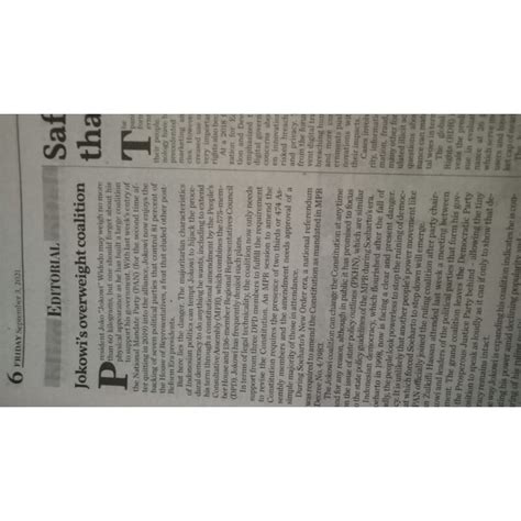 jual editorialtajuk rencana bahasa inggris koran bekas khusus kliping