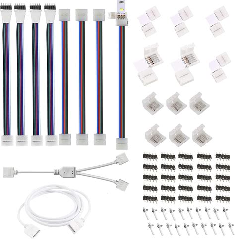 Kit De Connexion Broches Pour Bande Led Rgbw Mm Avec