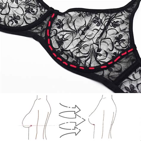 Uk Super Sexy Women Bras Lace See Through Lingerie Underwire Bra Underwear Tops Ebay