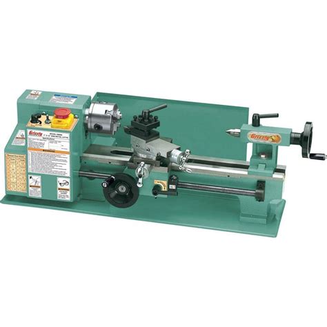 Grizzly Industrial 7 In X 12 In Mini Metal Lathe G8688 The Home Depot