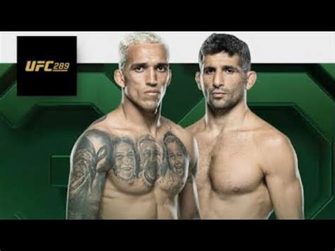 Charles Do Bronx Oliveira X Beneil Dariush Luta Completa Ufc