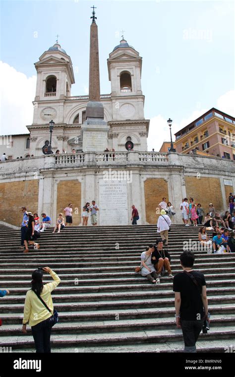 The Spanish Steps, Piazza di Spagna, Rome, Italy Stock Photo - Alamy