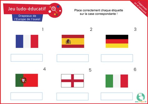 drapeaux d'Europe à imprimer - Observer