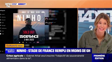 Le rappeur français Ninho remplit le Stade de France en moins de six