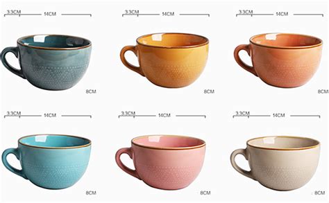 Amazon Disoza Large Coffee Cup Ceramic Soup Mug With Handles