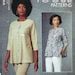 Uncut Vogue Sewing Pattern Marcy Tilton Misses Jacket Etsy