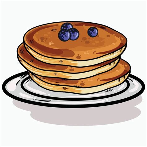 Actualizar más de 67 dibujo pancakes muy caliente vietkidsiq edu vn