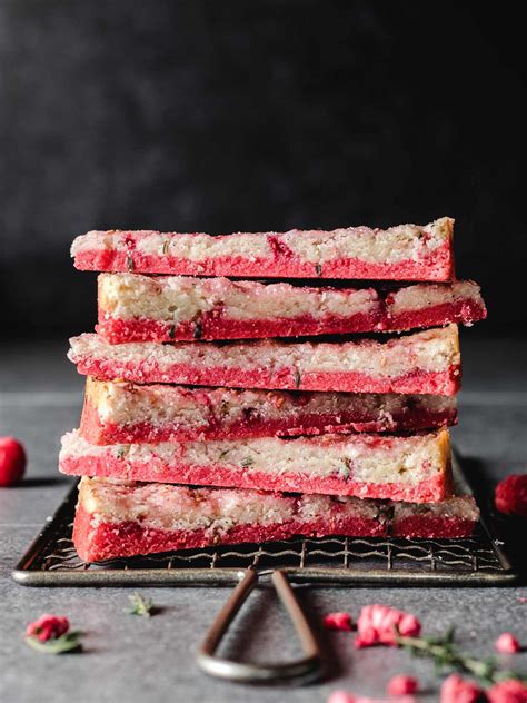 Raspberry Shortbread Cookies Quiet Baking Day