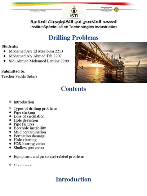 Drilling Problems | PDF | Oil Well | Chemistry