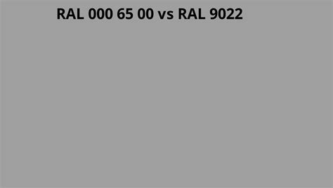 RAL 000 65 00 vs 9022 | RAL colour chart UK