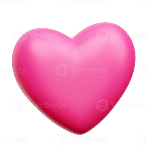 3d Hearts Valentine 3d Illustration 20008592 Png