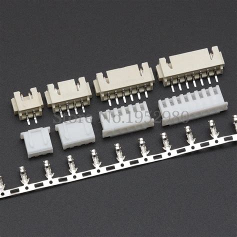 Set Xh Connector Horizontal Smd Socket Mm Pitch Pin Header