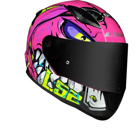 Capacete Ls Ff Rapid Badass Roxo Grid Motors