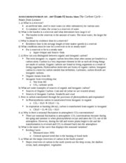 AOSS Review AOSS CHEM ENVIRON 105 2007 Exam 2 Review Sheet The