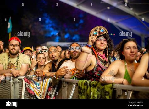 Festivalgoers Are Seen During Cory Wong S Syncopated Superjam At The