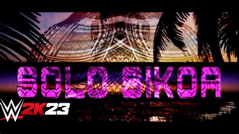 Wwe K Solo Sikoa Titantron Taking It All With Arena Effects Youtube