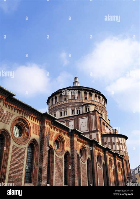 Santa Maria Delle Grazie And The Last Supper By Leonardo Da Vinci