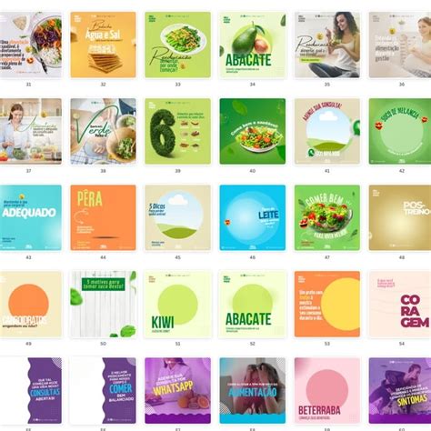 Pack Canva Nutricionista Vol Artes Edit Veis Elo