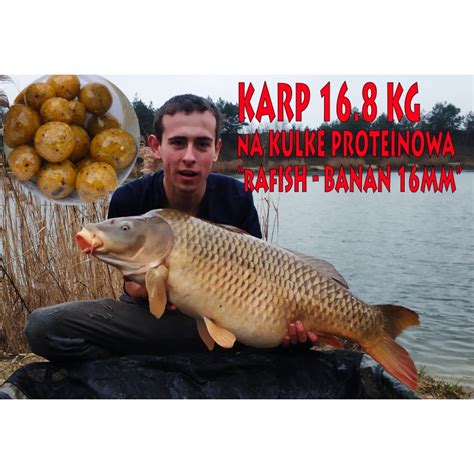 BANAN Kulki proteinowe RaFish 16mm 1kg zanętowe