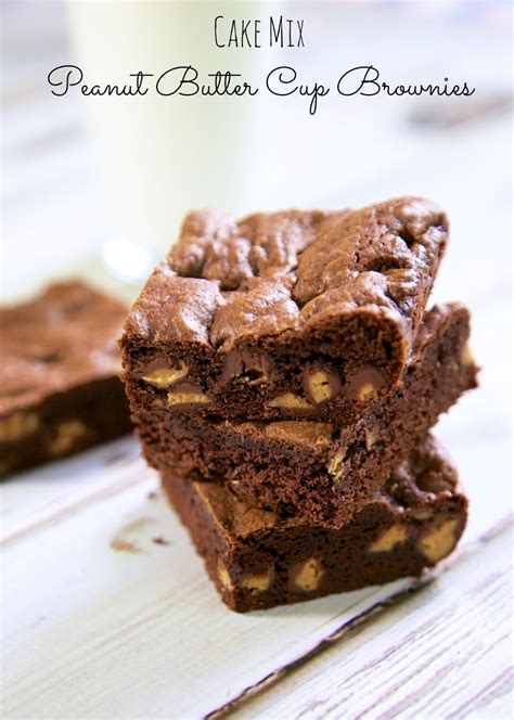 Cake Mix Peanut Butter Cup Brownies Plain Chicken