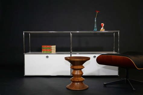 USM Haller Sideboard 2 OH Mit 2 Klappen Reinweiss