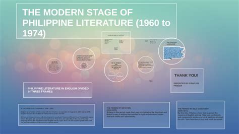 The Modern Stage Of Philippine Literature 1960 To 1974 By Edsel Pascua On Prezi