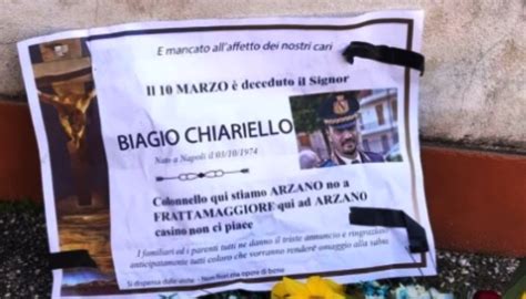 Arzano Minacce A Comandante Polizia Locale Manifesto Funebre Con