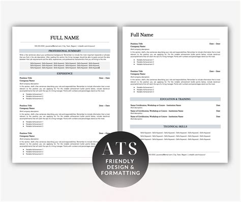 Free Modern Resume Template Rachelle Enns Recruitment Marketing