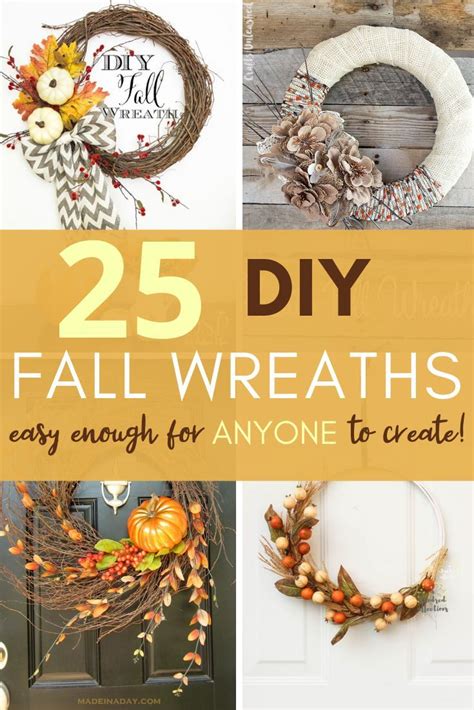 40 Easy Amazing Farmhouse Fall Diy Wreaths Artofit