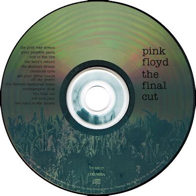 Pink Floyd Ilustrado The Final Cut C D U S A Anniversary Edition