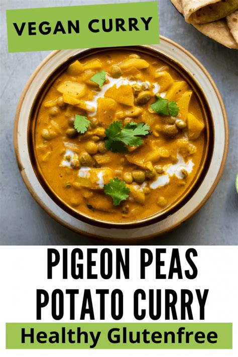 The best pigeon peas potato curry (video recipe) - Dice n Cook