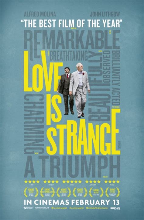 Love Is Strange Movie Poster (#3 of 5) - IMP Awards