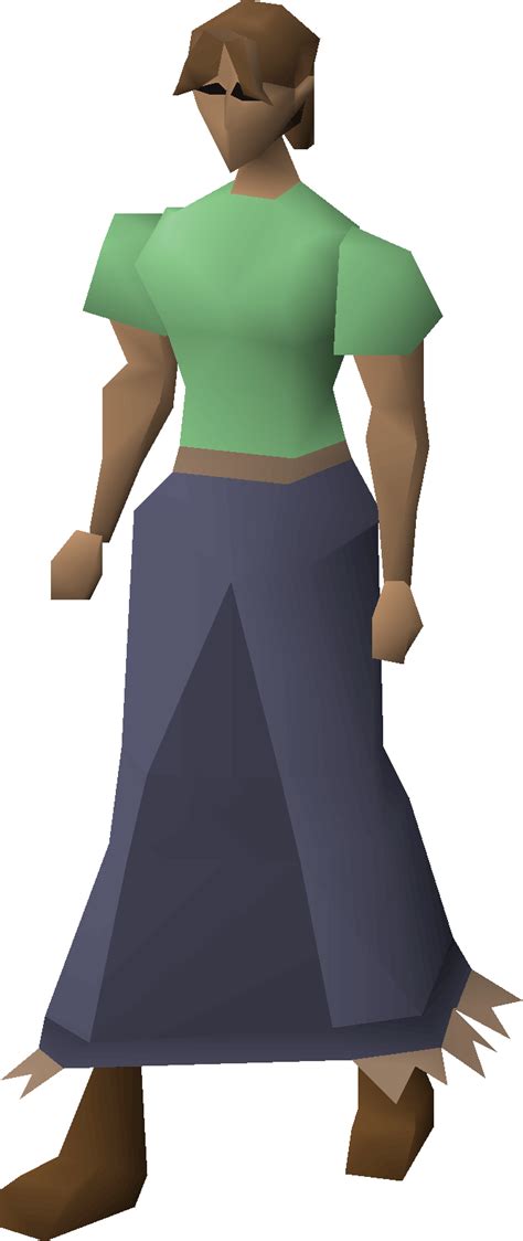 File Mystic Robe Bottom Or Equipped Female Png Osrs Wiki