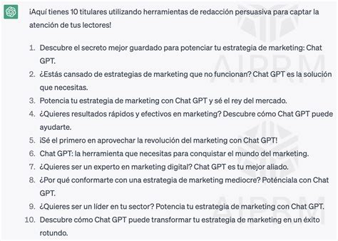 Potencia tu estrategia de marketing con Chat GPT Descubre cómo