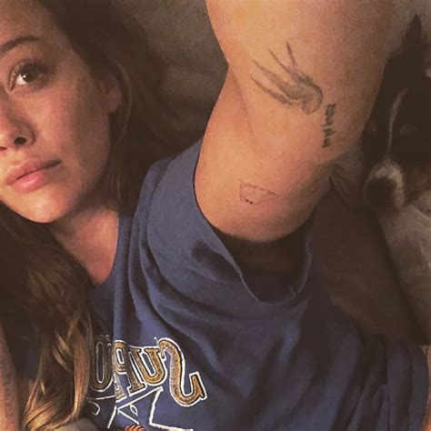 All of Hilary Duff's tattoos and what they mean