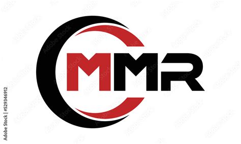 Mmr Three Letter Swoosh Logo Design Vector Template Monogram Logo