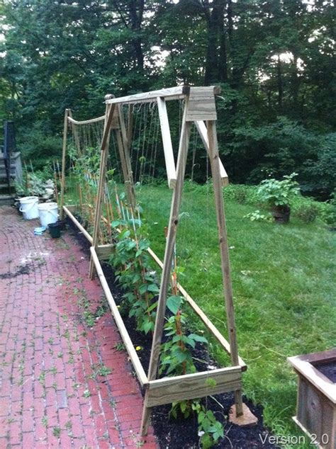 Pin By Cheryl Carrell On Garden Yard Bean Trellis Pea Trellis Pea