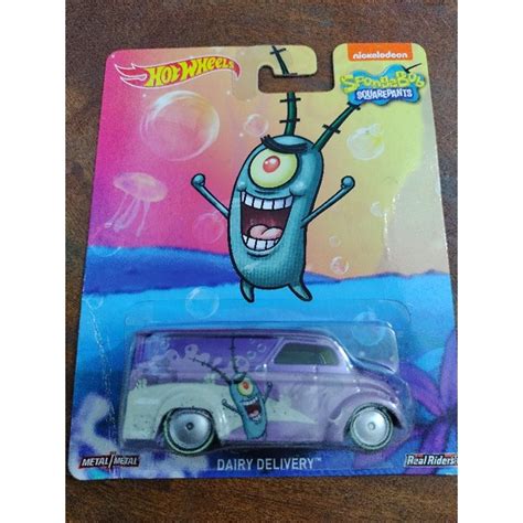 Dairy Delivery Spongebob Squarepants Hot Wheels Culture Pop Shopee Brasil