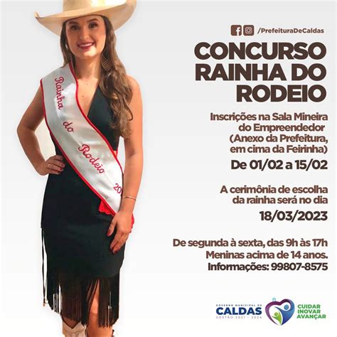 Concurso Rainha Do Rodeio 2023 Prefeitura Municipal De Caldas Minas