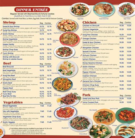 China Wok Menu Food