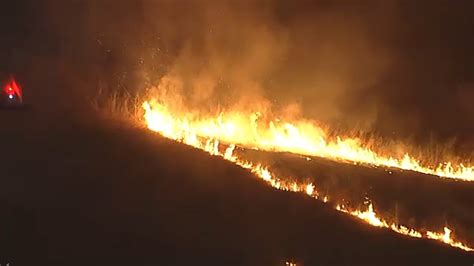 Firefighters Extinguish Suspicious Brush Fire In El Sereno Arson