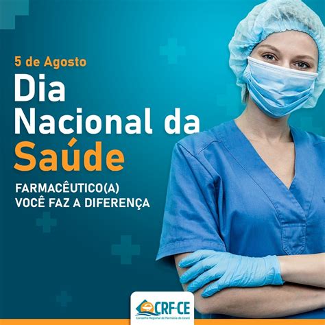 Calend Rio De Agosto Dia Nacional Da Sa De Crf Ce