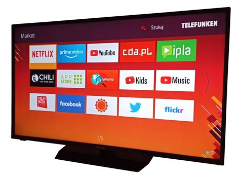 SMART TV LED 42 TELEFUNKEN DVB T2 HEVC HDR Full HD 12593825294