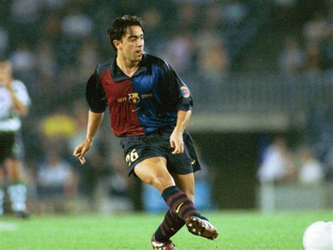 Xavi Match Worn F.C Barcelona La Liga Shirt 1999 - 2000 Season - Golden ...