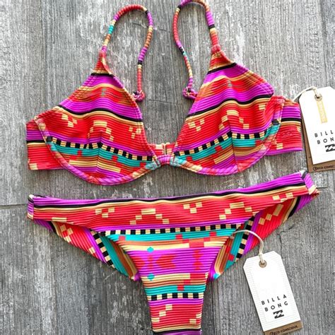 Billabong Swim Billabong Unreleased Baja Rising Reece Underwire Bra Tanga Bikini Set Poshmark