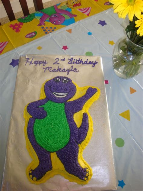 Barney Birthday Cake - CakeCentral.com