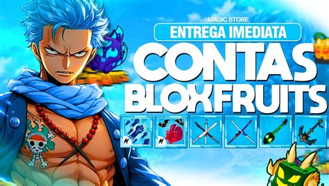 Contas Para Blox Fruit - Contas Blox Fruits (Lvl Max, Dragon E Kitsune, Raça V4 + - Roblox - DFG