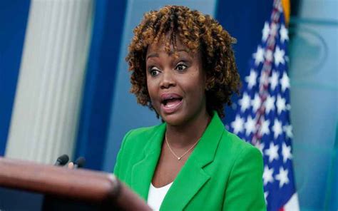 Shared Post Confirmed Wh Press Secretary Karine Jean Pierre