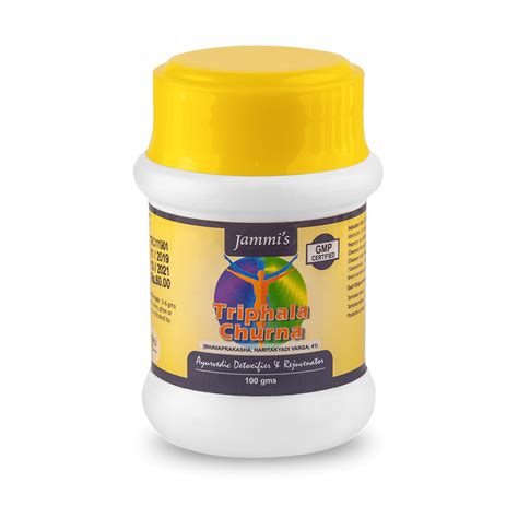 Buy Triphala Churna 100gms Online ⋆ Jammi - Advanced Ayurveda